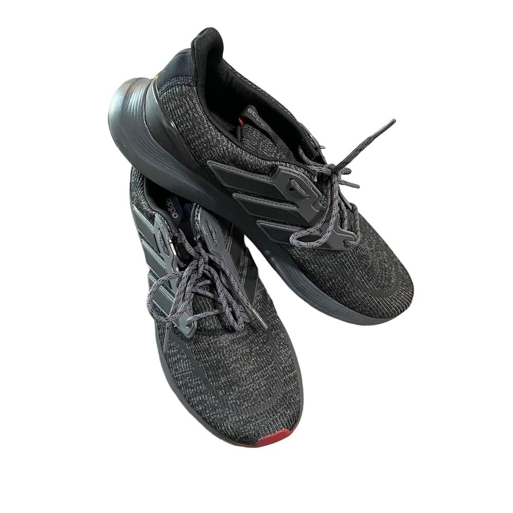 Adidas Cloudfoam Comfort Men Sneakers Size 11 Grey Black Causal Athletic Walking - Picture 2 of 7